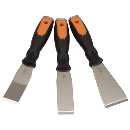 VIM PRODUCTS 3-Piece Stainless Steel Scraper Set SS7000